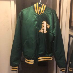 Vintage Starter Oakland Athletics Satin Jacket